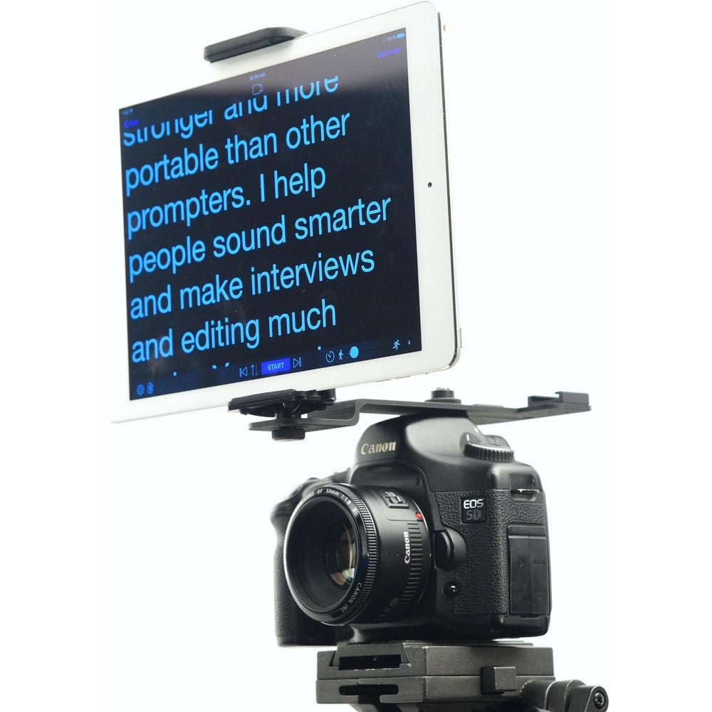 Glide Gear TMP 10 Teleprompter Smartphone Tablet Shoe Mount Holder