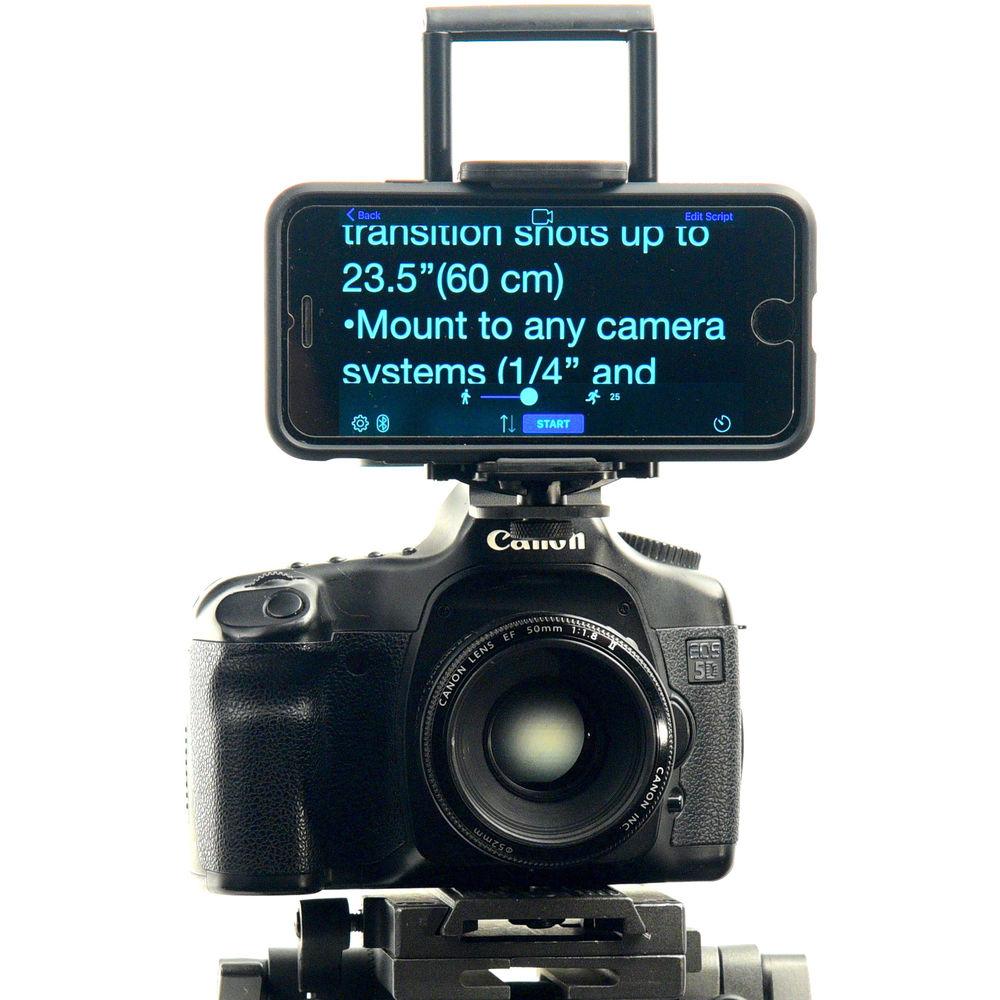 Glide Gear TMP 10 Teleprompter Smartphone Tablet Shoe Mount Holder