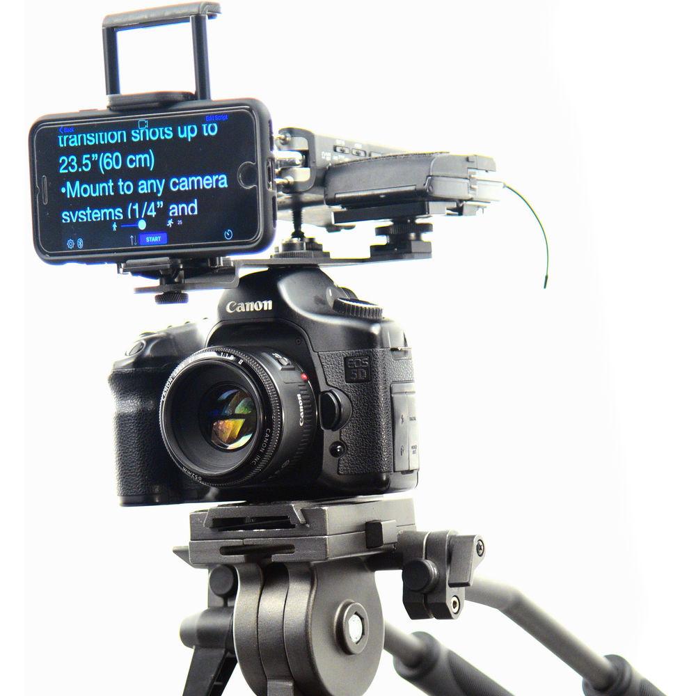 Glide Gear TMP 10 Teleprompter Smartphone Tablet Shoe Mount Holder