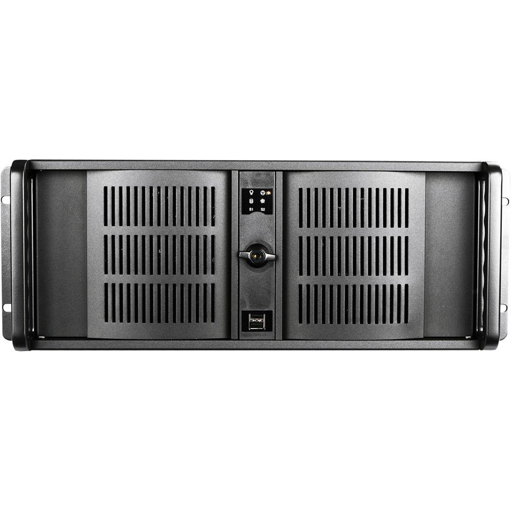 iStarUSA D-407LSE 4 RU High-Performance Rackmount Chassis with 500W Redundant Power Supply