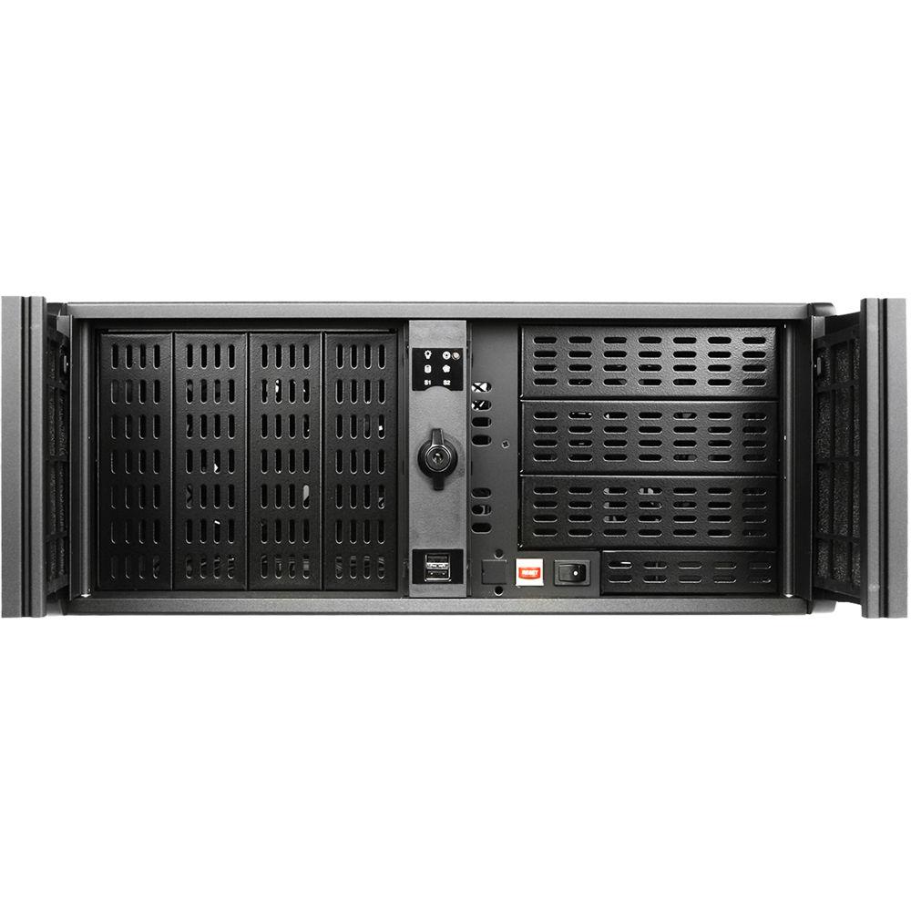 iStarUSA D-407LSE 4 RU High-Performance Rackmount Chassis with 500W Redundant Power Supply