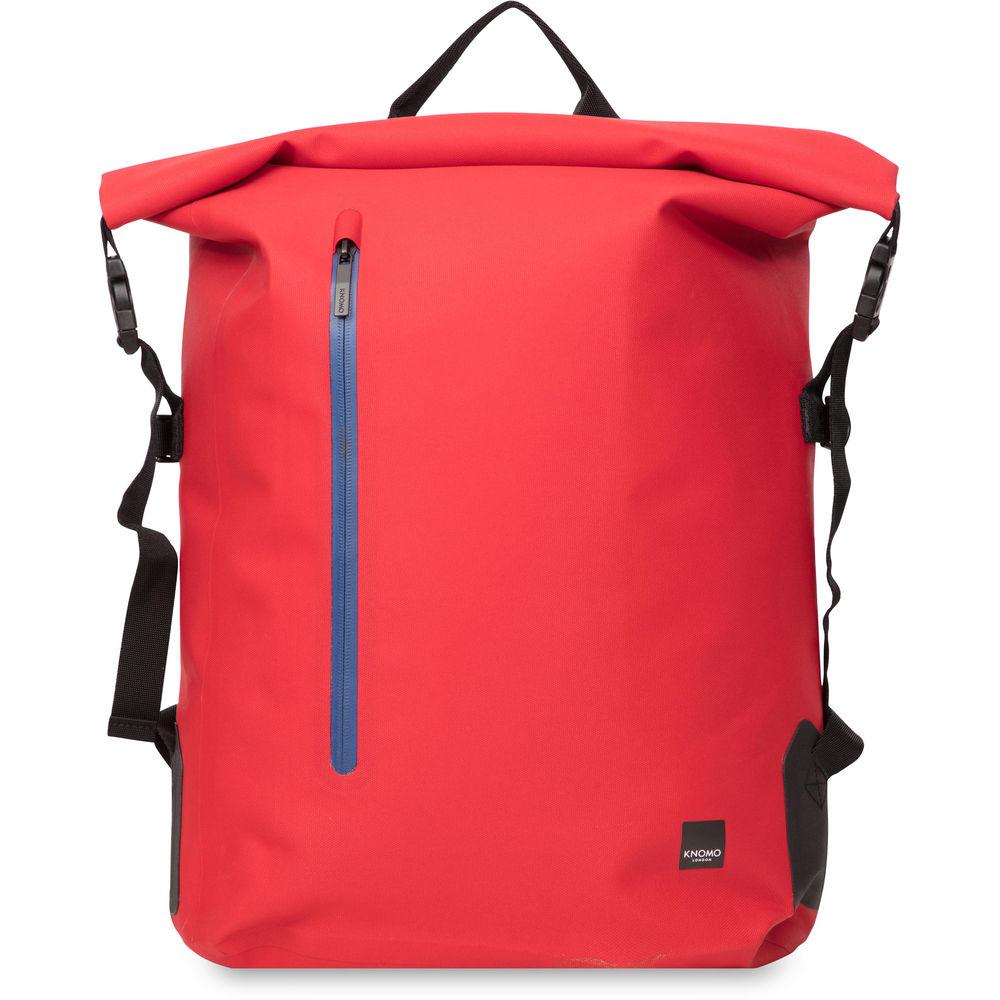 KNOMO USA 14" Cromwell Water-Resistant Roll Top Laptop Backpack