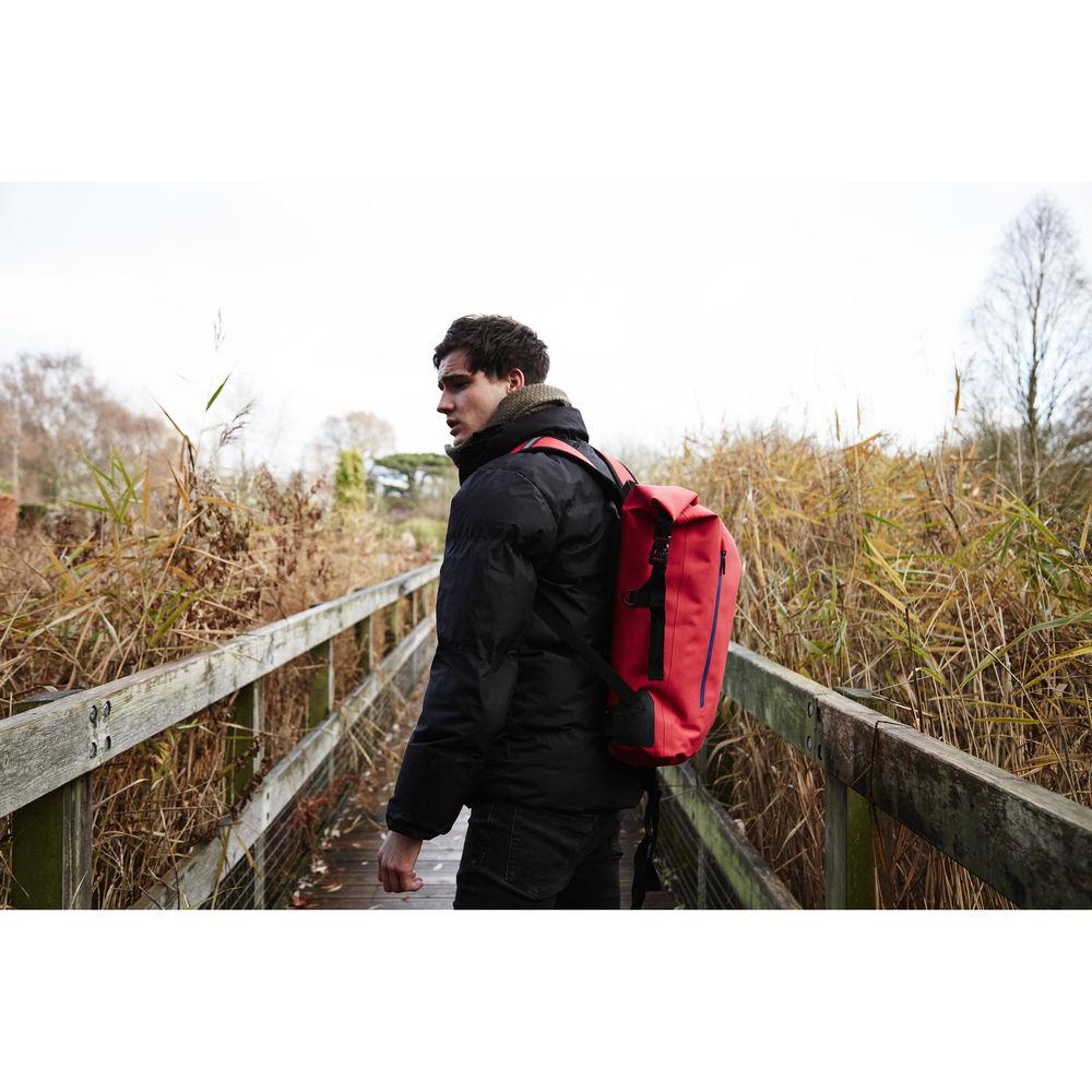 KNOMO USA 14" Cromwell Water-Resistant Roll Top Laptop Backpack