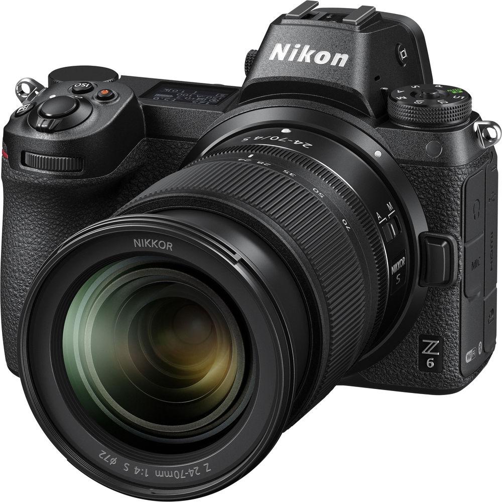 Nikon Z 6 Mirrorless Digital Camera with 24-70mm Lens