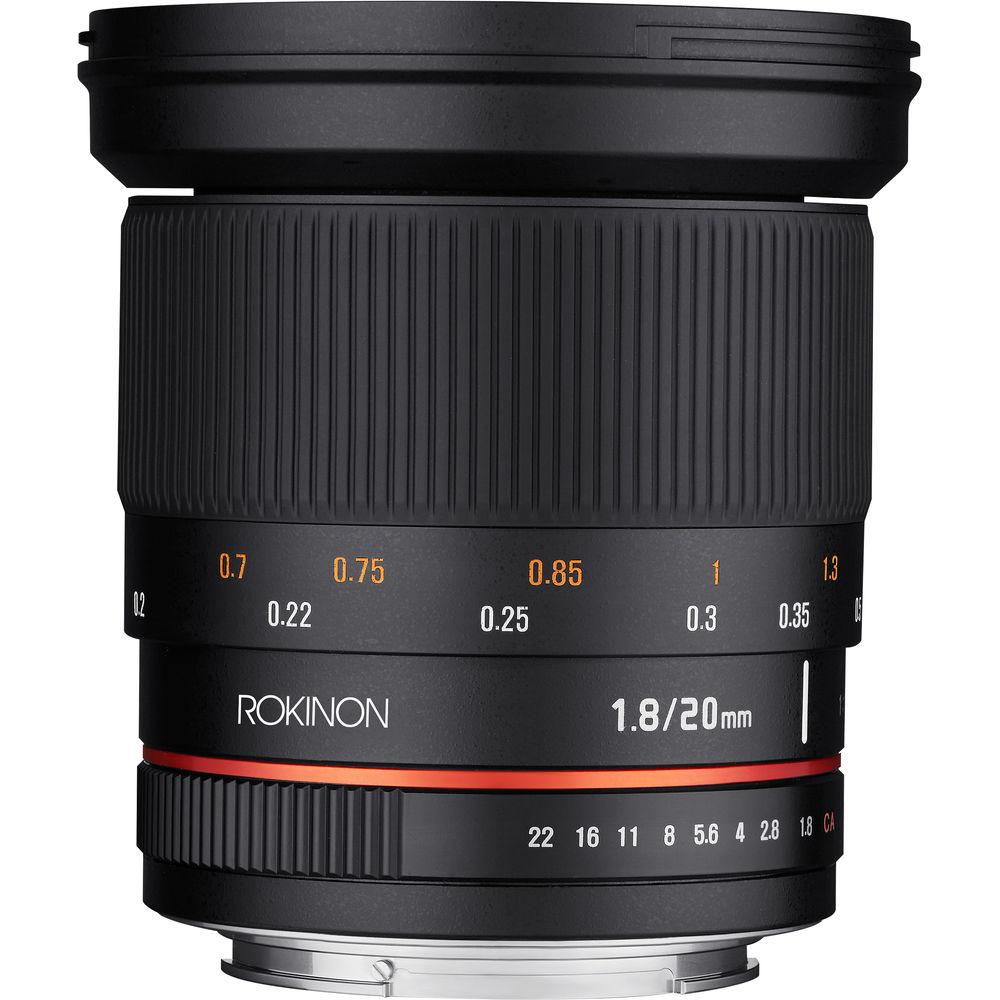 Rokinon 20mm f 1.8 ED AS UMC Lens for Sony E