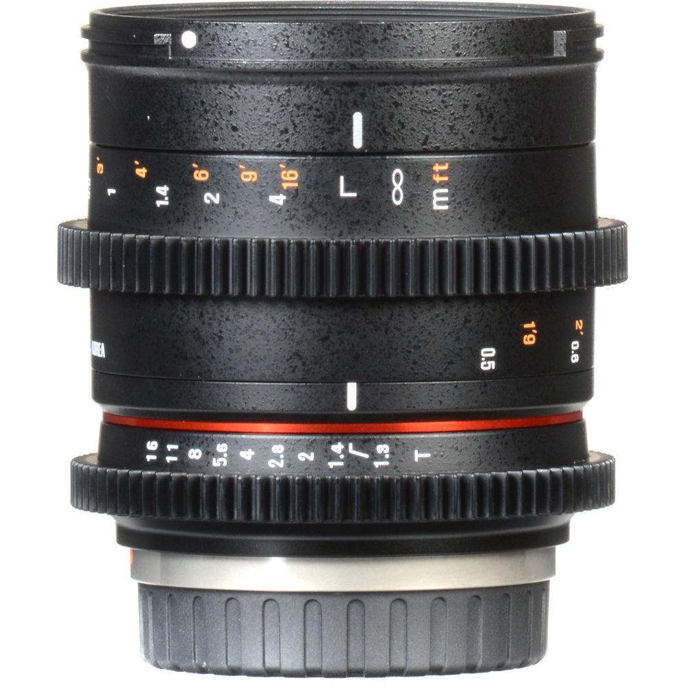 Rokinon 50mm T1.3 Compact High-Speed Cine Lens for Micro Four Thirds