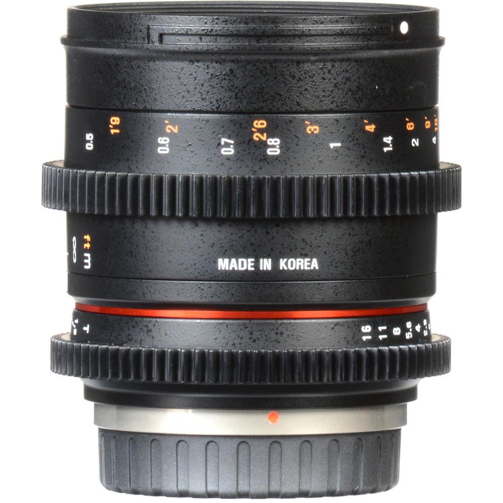 Rokinon 50mm T1.3 Compact High-Speed Cine Lens for Micro Four Thirds
