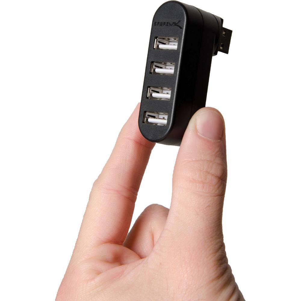 Sabrent 4-Port USB 2.0 Rotatable Hub
