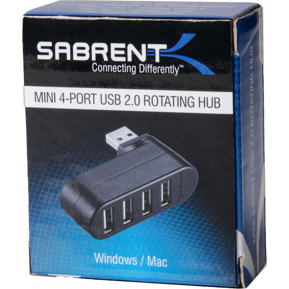 Sabrent 4-Port USB 2.0 Rotatable Hub