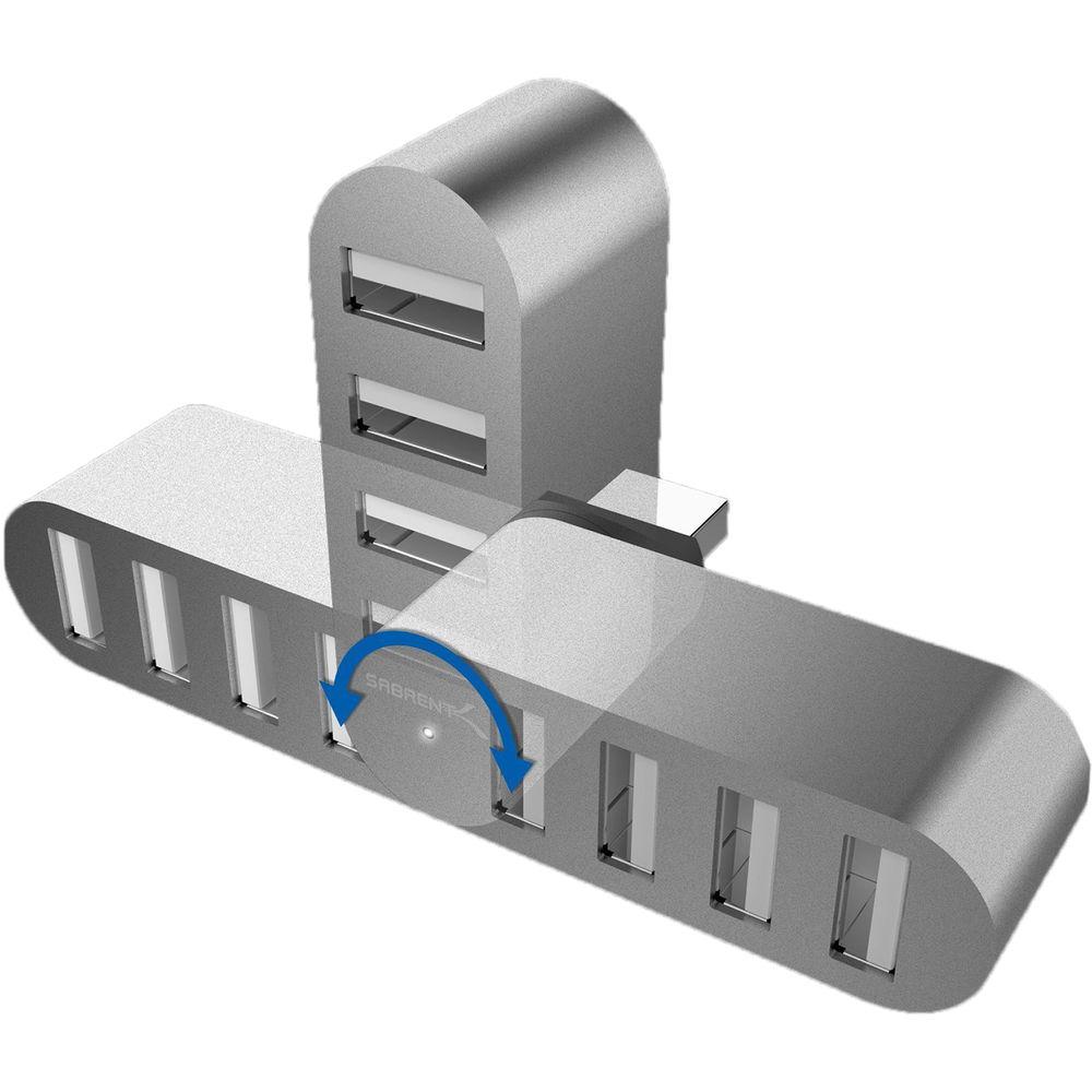 Sabrent USB 2.0 4-Port Rotating Mac Style Hub