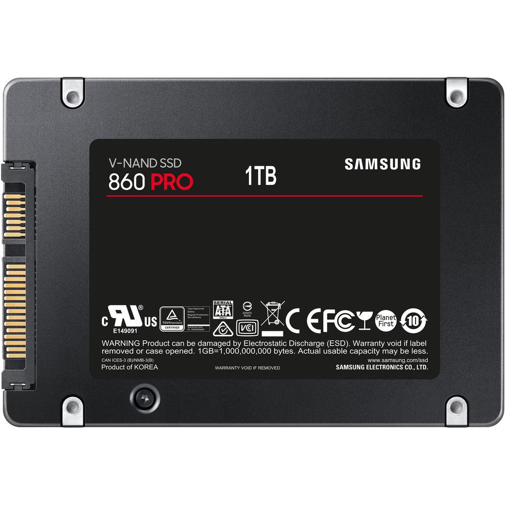 Samsung 1TB 860 PRO SATA III 2.5" Internal SSD