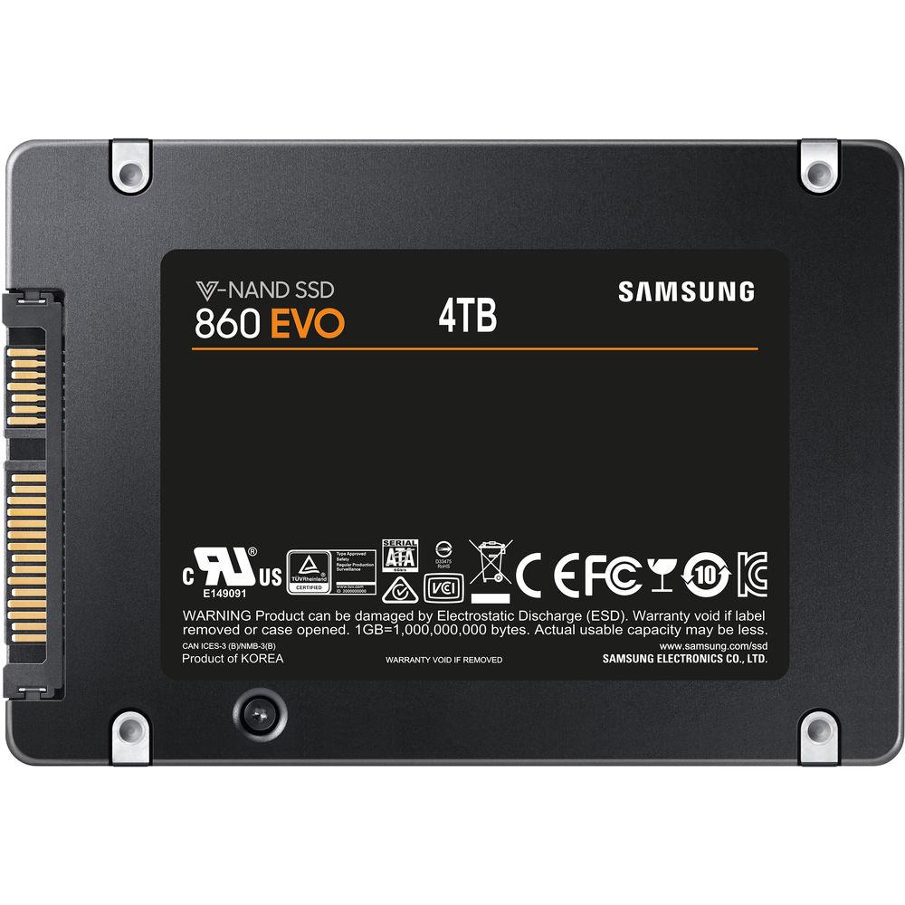 Samsung 4TB 860 EVO SATA III 2.5" Internal SSD