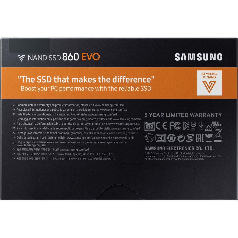 Samsung 4TB 860 EVO SATA III 2.5" Internal SSD
