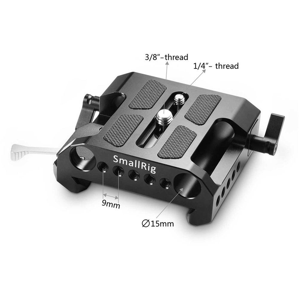 SmallRig ARRI-Style Baseplate with Dual 15mm Rod Clamp