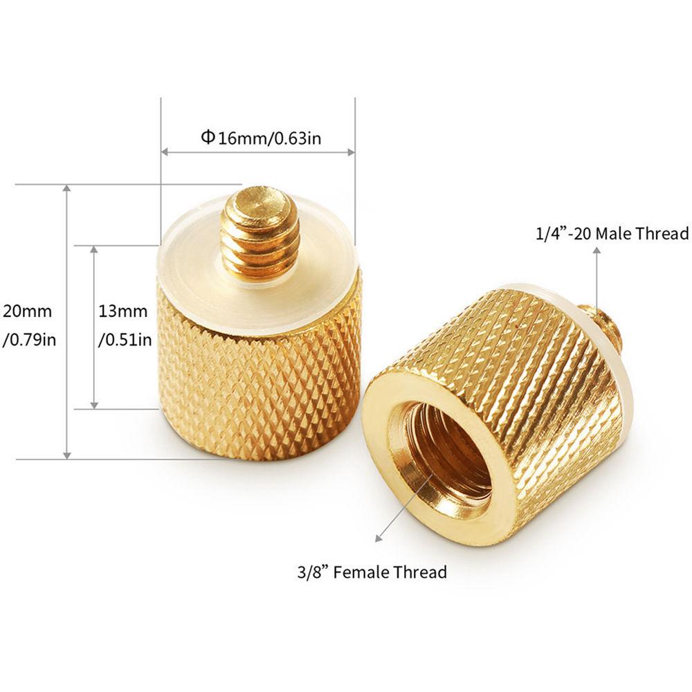 SmallRig Female 3 8"-16 to Male 1 4"-20 Thread Adapter