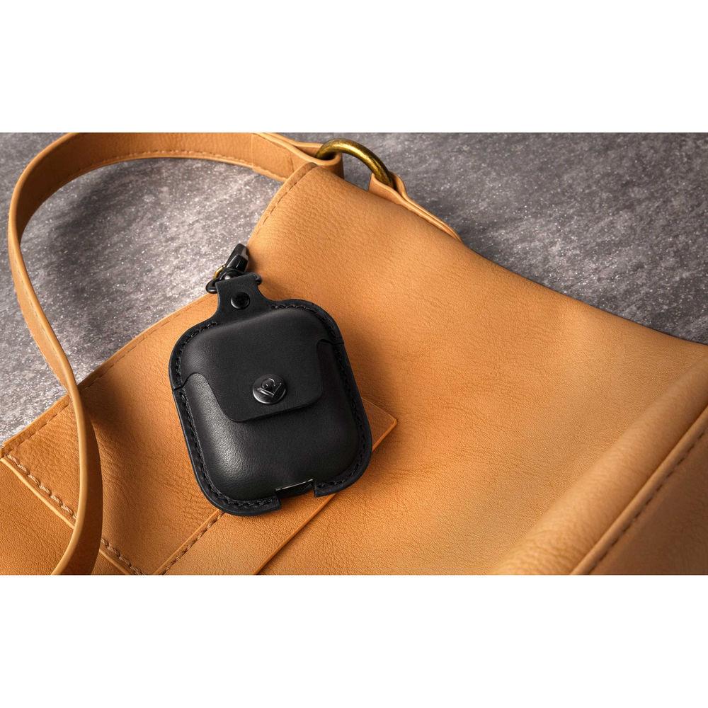 Twelve South AirSnap Leather Road Case for AirPods