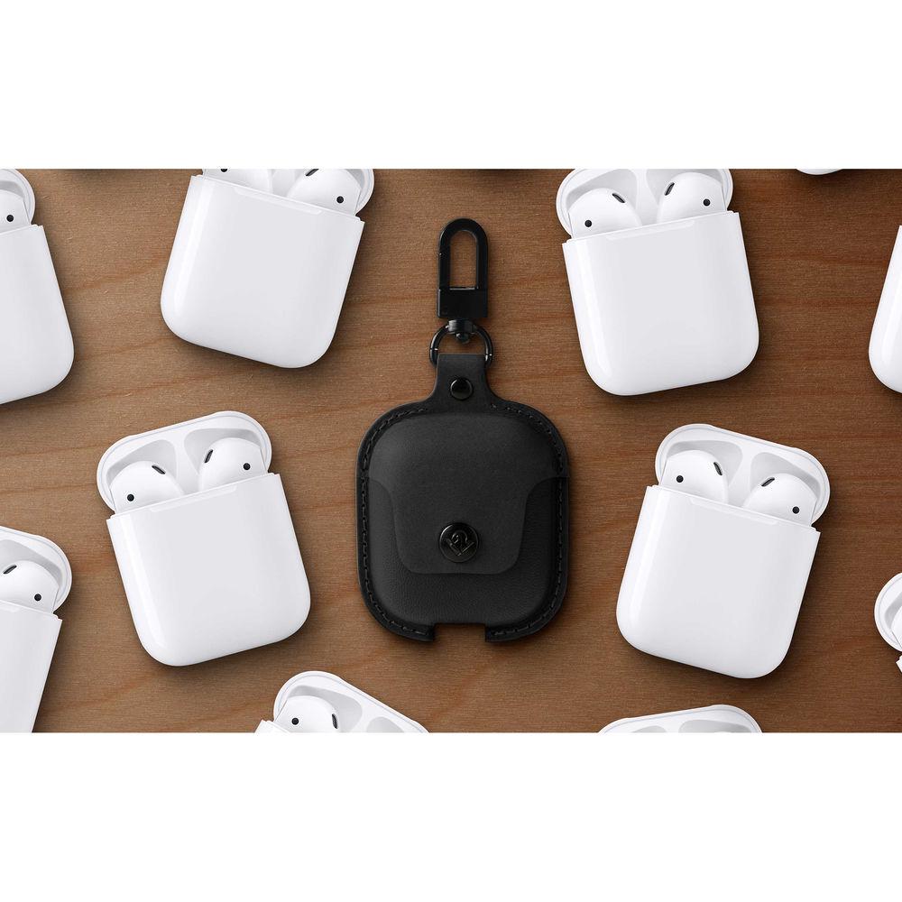 Twelve South AirSnap Leather Road Case for AirPods