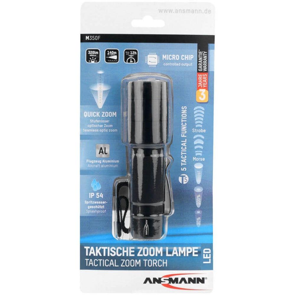 Ansmann M350F Tactical LED Flashlight