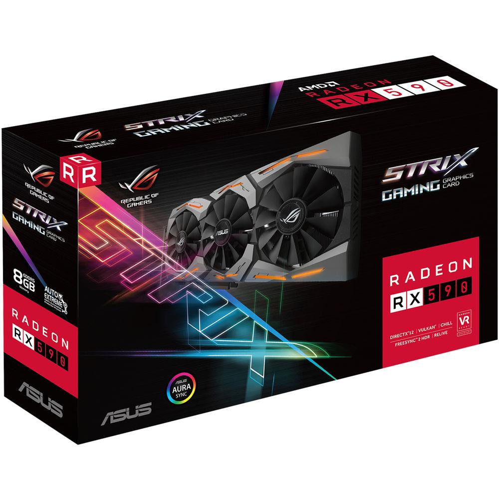 ASUS Republic of Gamers Strix Radeon RX 590 GAMING Graphics Card