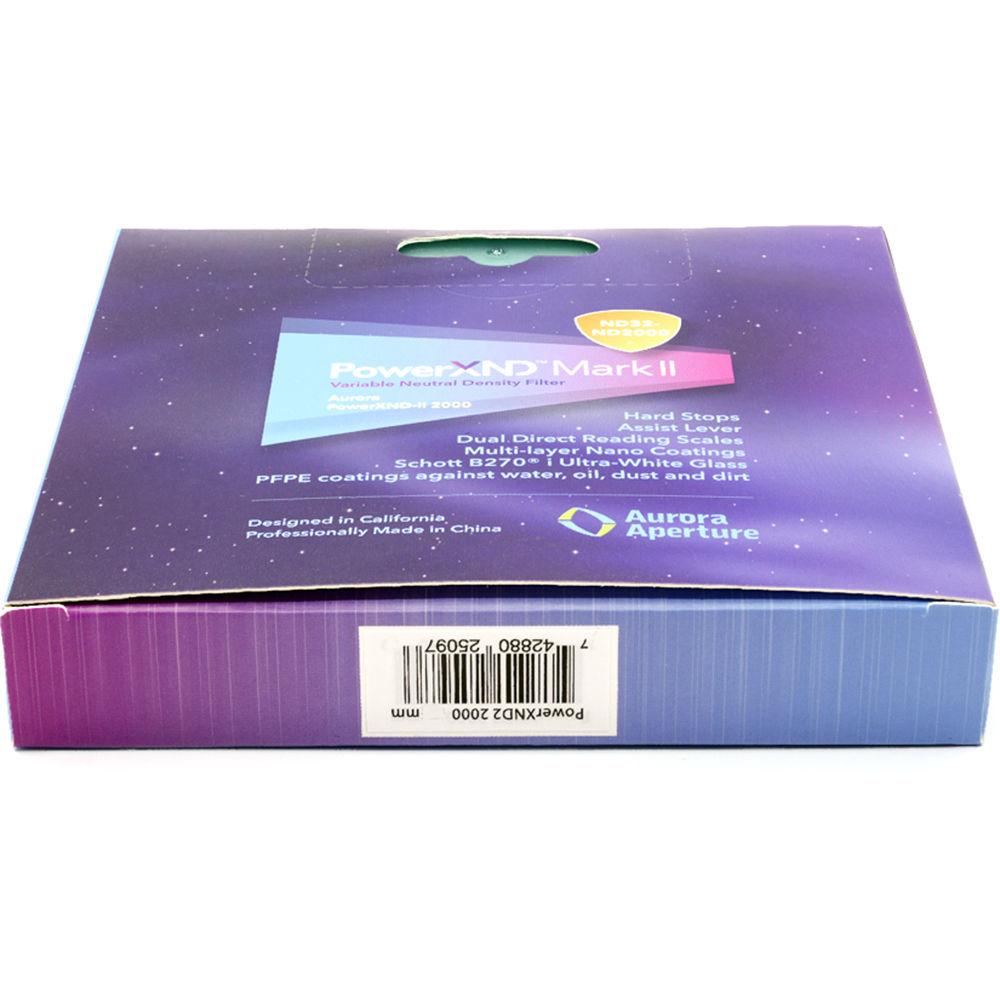 Aurora-Aperture 62mm Power XND Mark II Variable ND 1.5 to 3.3 Filter