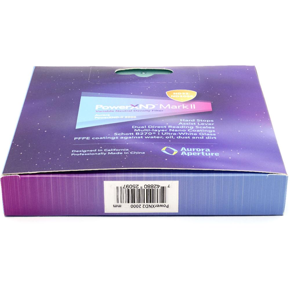 Aurora-Aperture 82mm Power XND Mark II Variable ND 1.5 to 3.3 Filter