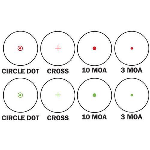 Barska 1x Multi Red Green Electro Dot-Sight 
