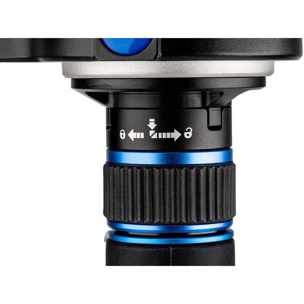 Benro #4 MCT48AF Monopod with Flip Locks, 3-Leg Base, and S6 Video Head