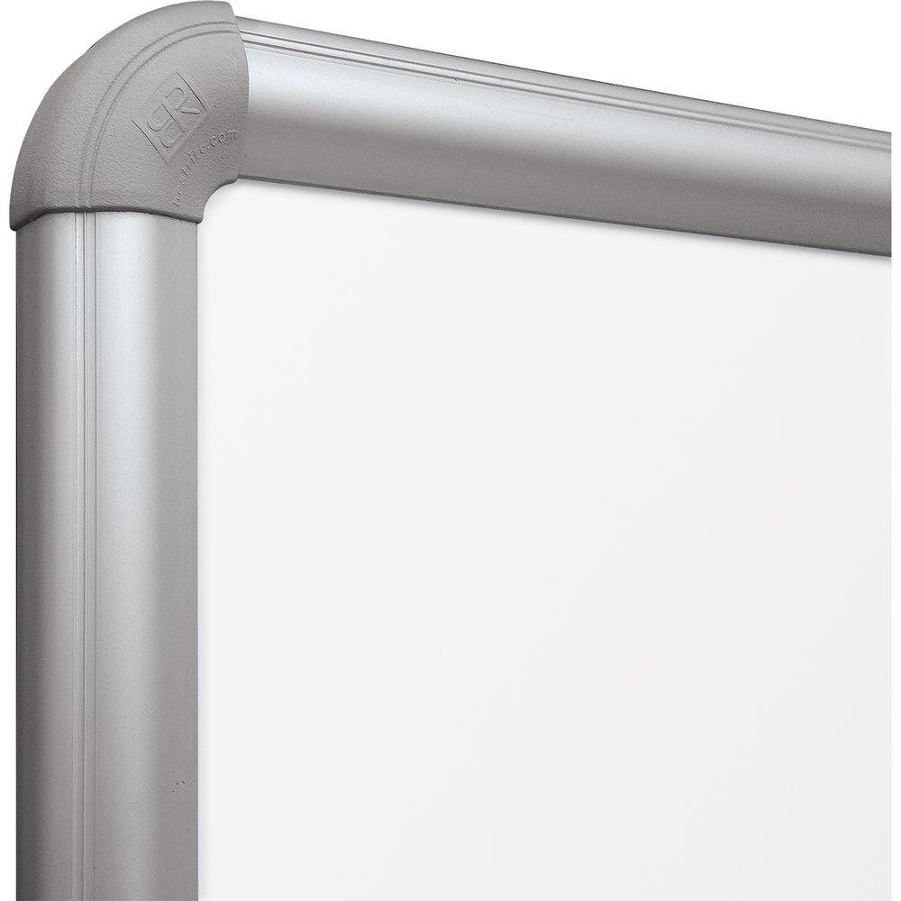 Best Rite 2H3PH-25 Porcelain Steel Markerboard with Presidential Trim