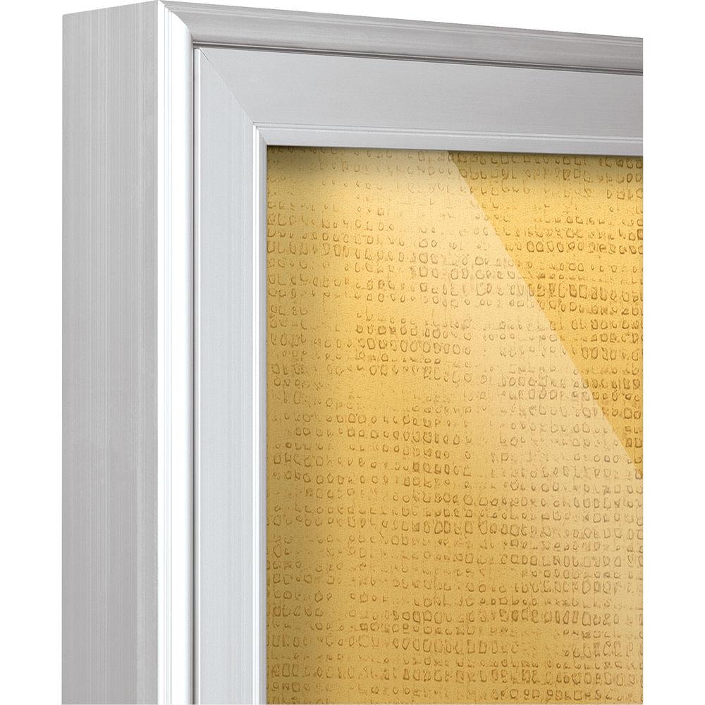 Best Rite Indoor Enclosed Two-Door Bulletin Board Cabinet
