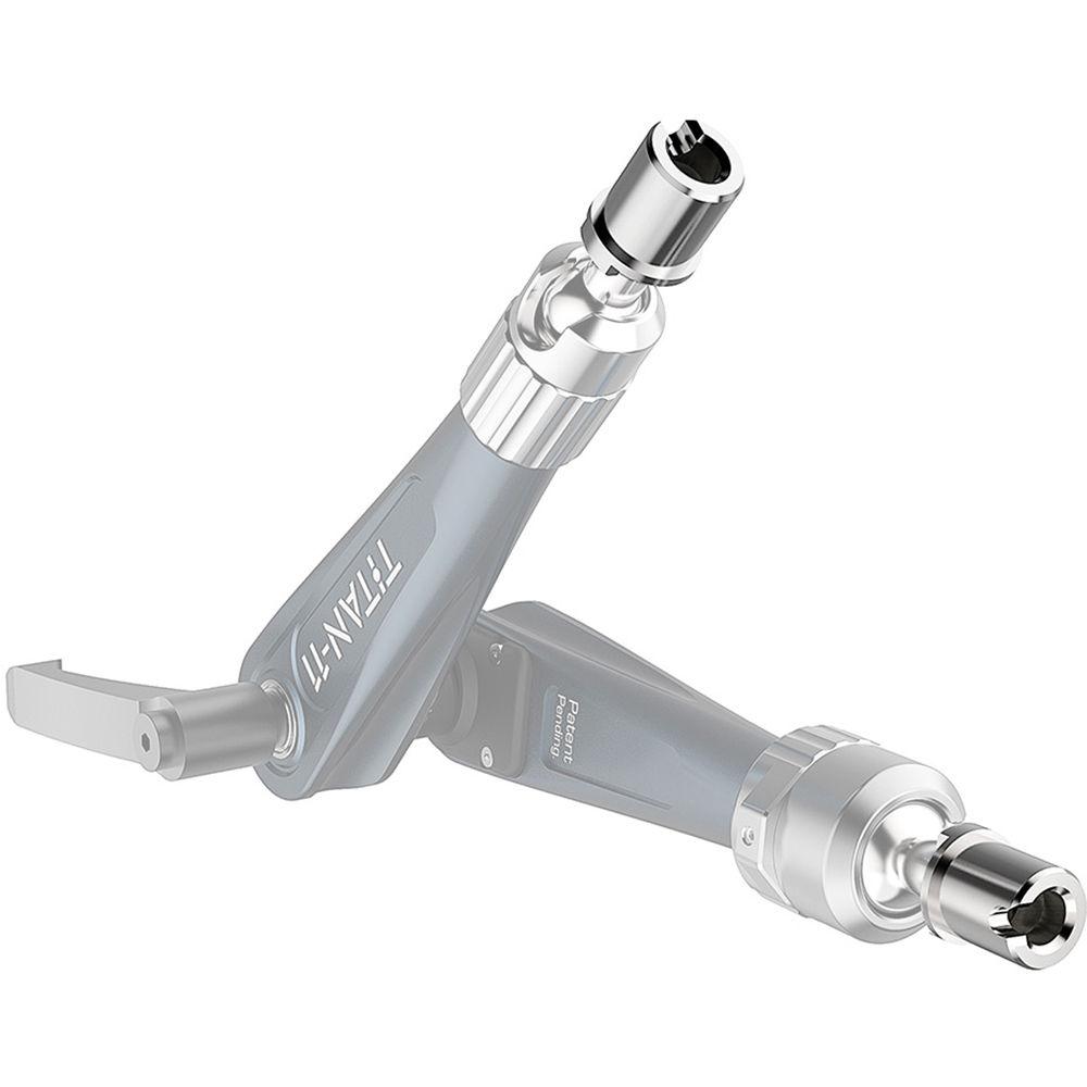 Bright Tangerine 15mm Rod with 3 8" Internal Thread Adapter for Titan Arm