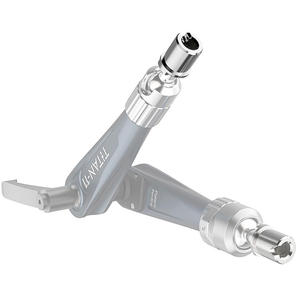 Bright Tangerine 15mm Rod with 3 8" Internal Thread Adapter for Titan Arm