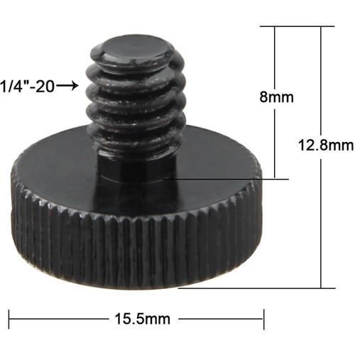 CAMVATE 1 4"-20 Thread Aluminum Rod Cap