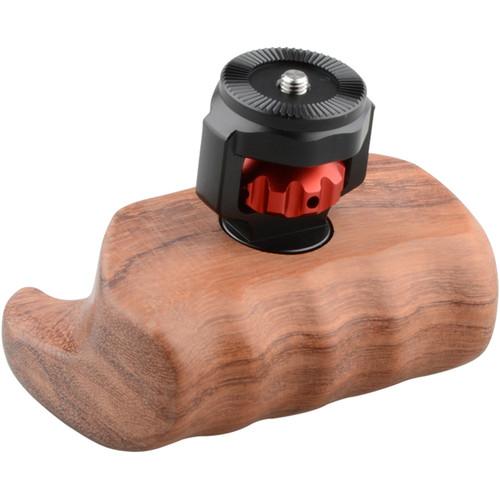 CAMVATE Wooden Handle with M6 Arri Rosette Mount
