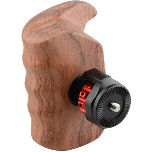 CAMVATE Wooden Handle with M6 Arri Rosette Mount