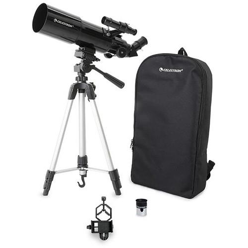 Celestron Travel Scope 80mm f 5 AZ Refractor Telescope Kit