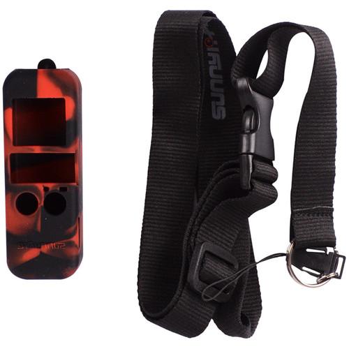 DigitalFoto Solution Limited Silicone Case With Lanyard For DJI Osmo Pocketblack