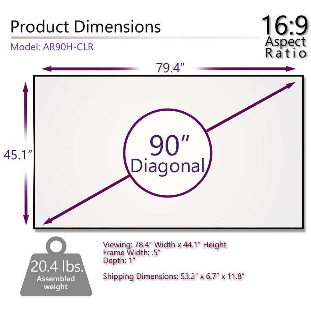 Elite Screens 90" Projector Screen