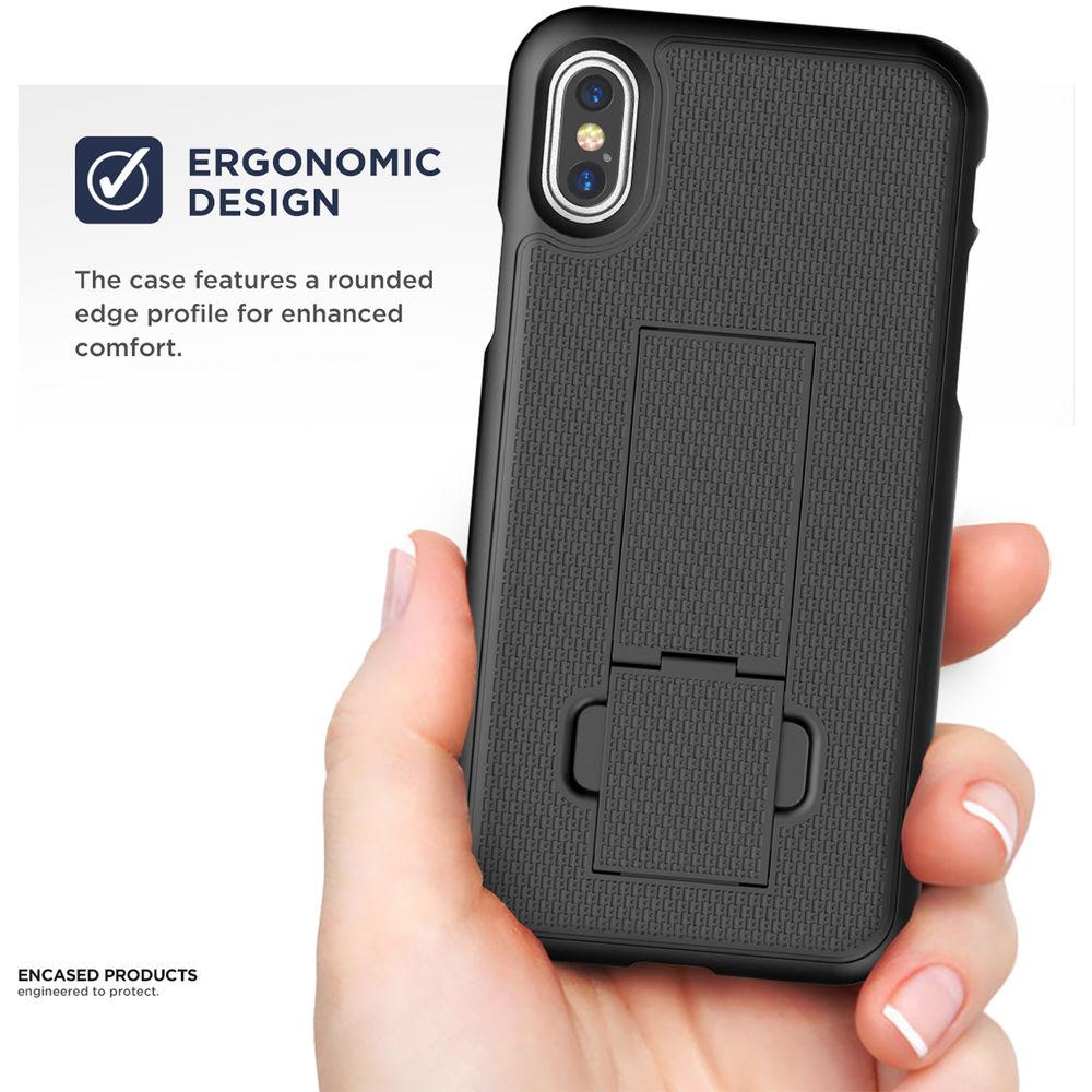 Encased DuraClip Series Slim Fit Case with Belt Clip Holster for iPhone XS Max