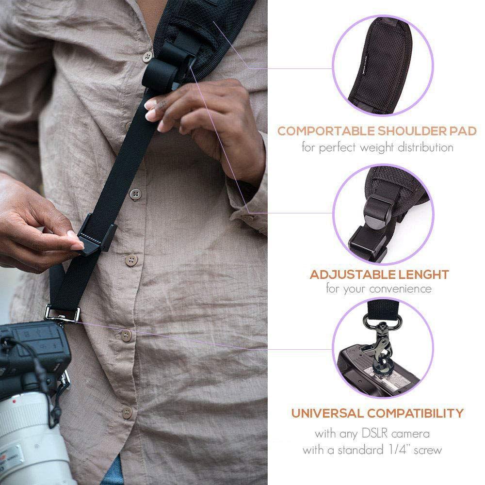 HiiGuy Camera Strap for Canon and Nikon