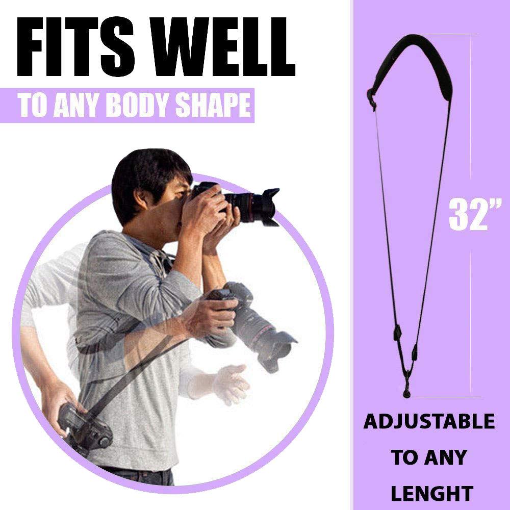 HiiGuy Camera Strap for Canon and Nikon