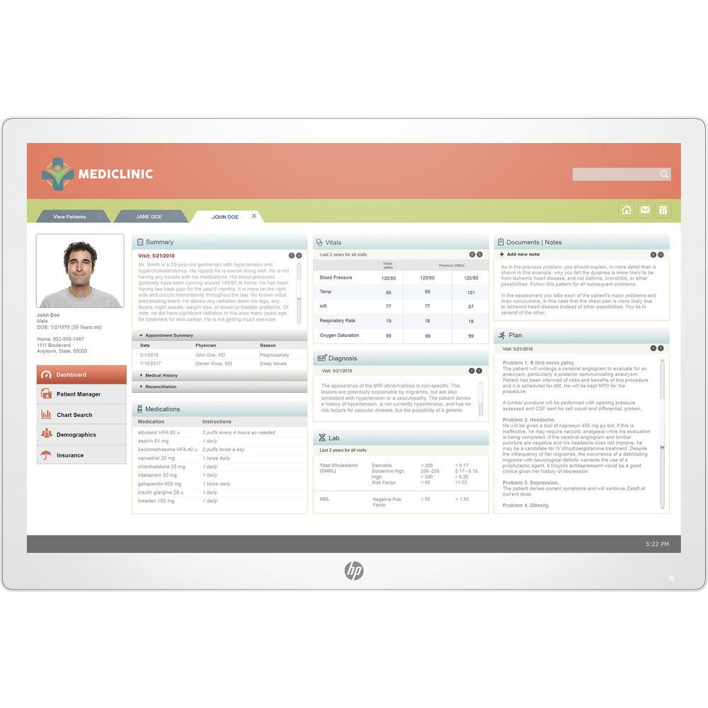HP 24" HC241 WUXGA LED-LCD Clinical Review Monitor