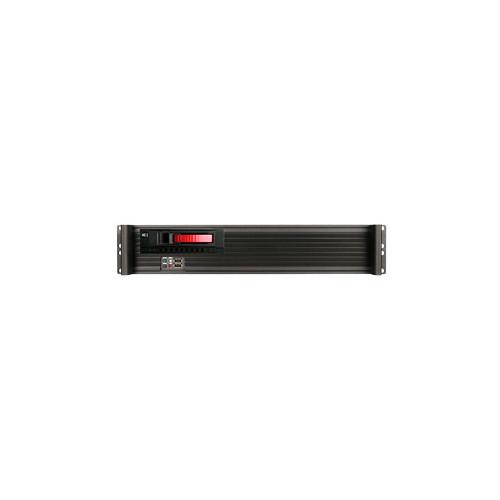 iStarUSA D-213-MATX 2 RU Compact Rackmount microATX Chassis with T-7M1-SATA-RED Mobile Rack