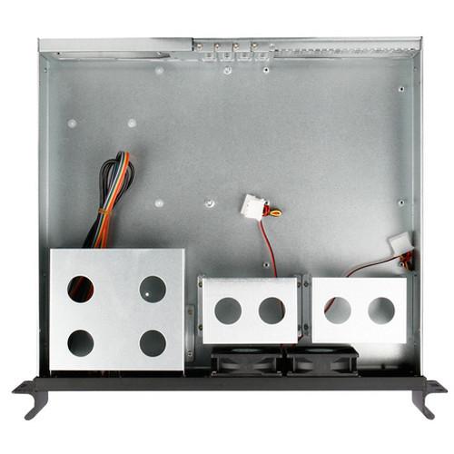 iStarUSA D-213-MATX 2 RU Compact Rackmount microATX Chassis with T-7M1-SATA-RED Mobile Rack