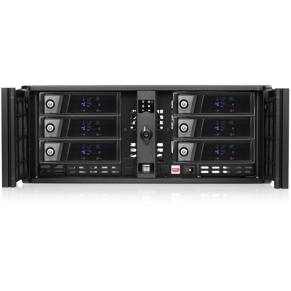 iStarUSA D-406-BX6 6-Bay USB 2.0 4U Trayless Server Chassis
