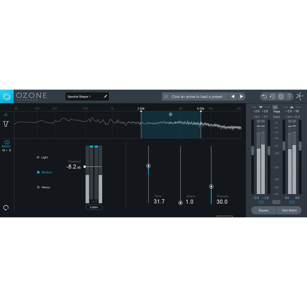 iZotope Ozone 8 Advanced - Mastering Software