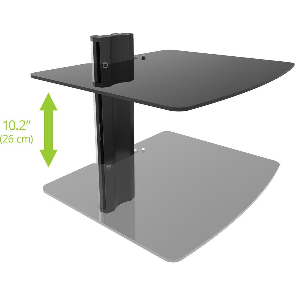 Kanto Living AVT2 Wall-Mounted A V Shelf System