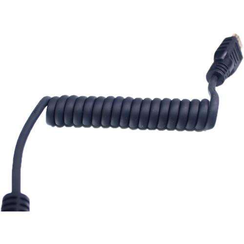 LanParte HDMI 2.0 Type-A Coiled Cable