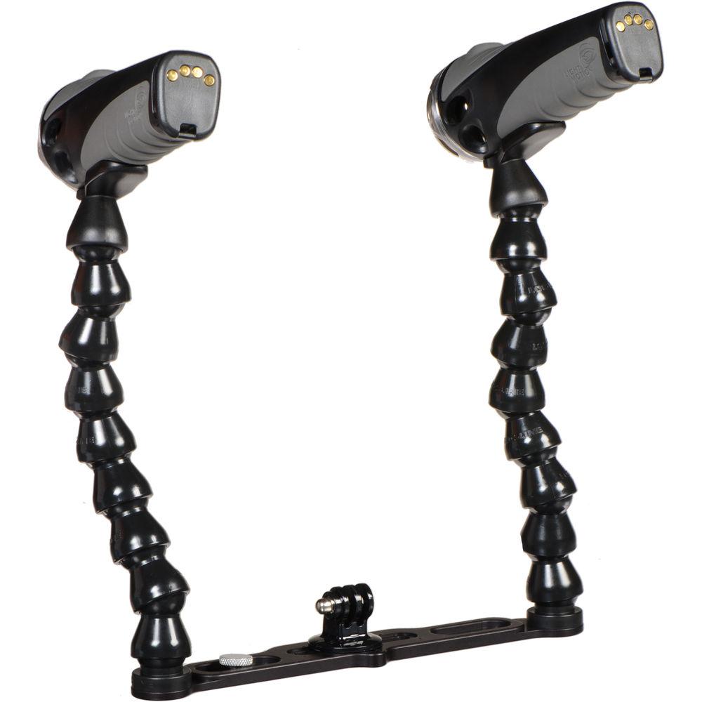 Light & Motion GoBe Action Camera Kit with Dive Lights, Flex Arms, and Tray