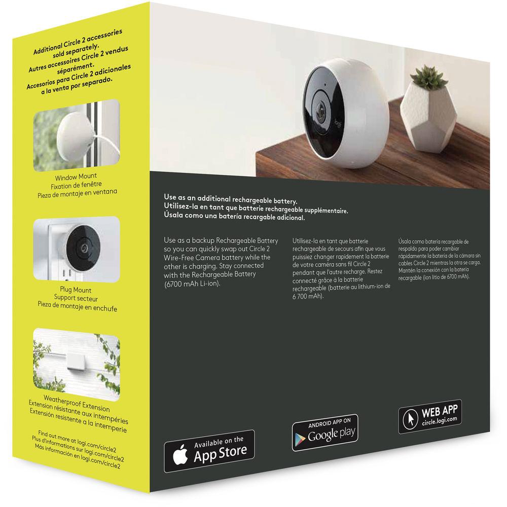 Logitech Rechargeable Battery for Circle 2 Camera