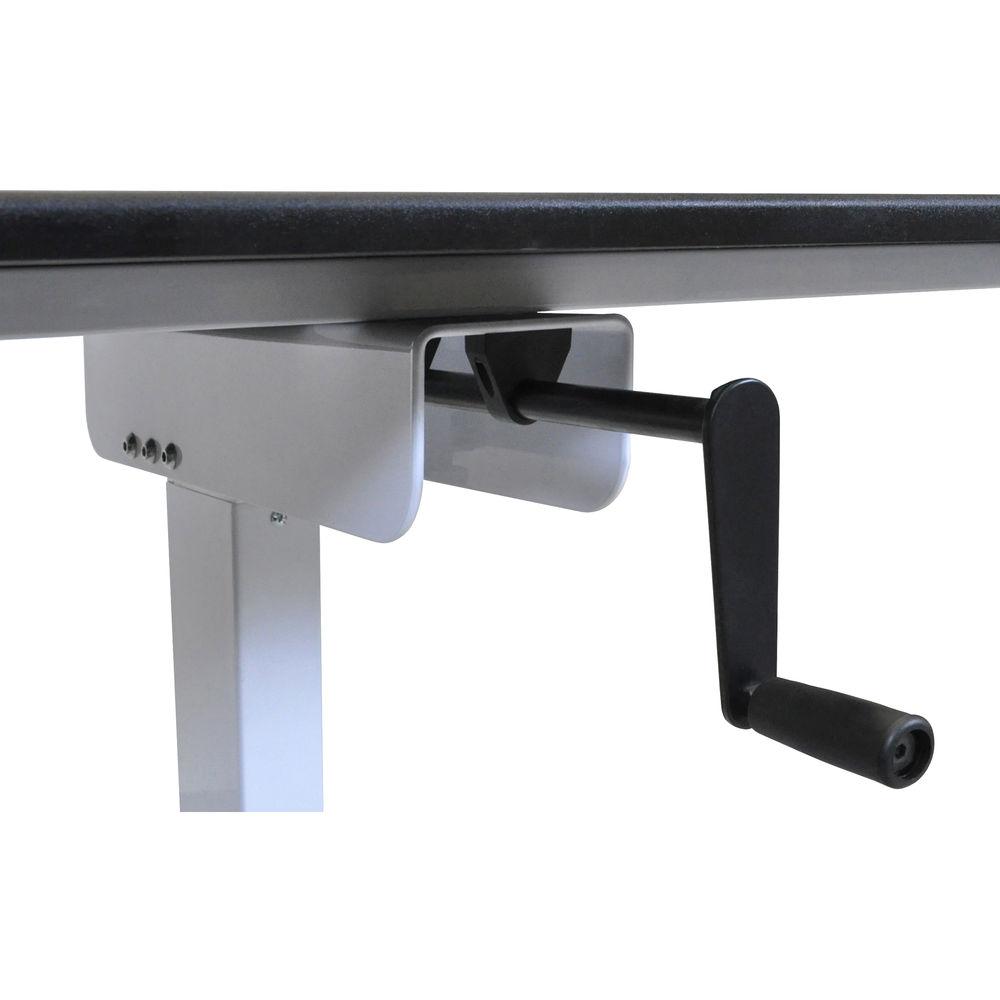 Luxor 40" Single-Column Crank Adjustable Stand-Up Desk